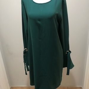 Tresics long sleeve dress with ruffle sleeve